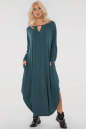 Платье оверсайз зеленого цвета 2424-2.17 No3|интернет-магазин vvlen.com