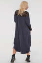 Платье оверсайз синего цвета 2481.17 No4|интернет-магазин vvlen.com