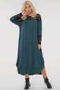 Платье оверсайз зеленого цвета 2481.17 No3|интернет-магазин vvlen.com