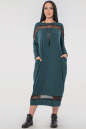 Платье оверсайз зеленого цвета 2711.17 No3|интернет-магазин vvlen.com