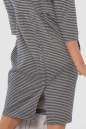 Повседневное платье  мешок серого с синим цвета 2794-1.79 No3|интернет-магазин vvlen.com