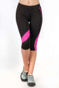 Лосины для фитнеса черного с розовым цвета 2362 .67 No0|интернет-магазин vvlen.com