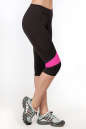 Лосины для фитнеса черного с розовым цвета 2362 .67 No1|интернет-магазин vvlen.com