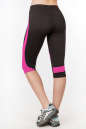 Лосины для фитнеса черного с розовым цвета 2362 .67 No3|интернет-магазин vvlen.com
