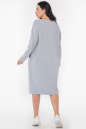 Платье оверсайз светло-серого цвета 2954.79  No2|интернет-магазин vvlen.com