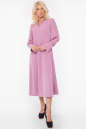 Повседневное платье с длинной юбкой фрезового цвета 2946.132 No1|интернет-магазин vvlen.com