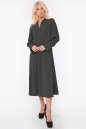 Повседневное платье с длинной юбкой черного цвета 2946.132 No1|интернет-магазин vvlen.com