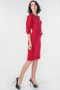 Повседневное платье футляр красного цвета 2651.47|интернет-магазин vvlen.com