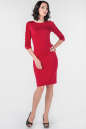 Повседневное платье футляр красного цвета 2651.47 No1|интернет-магазин vvlen.com