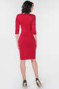Повседневное платье футляр красного цвета 2651.47 No2|интернет-магазин vvlen.com