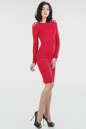 Повседневное платье футляр красного цвета 2660.47 No0|интернет-магазин vvlen.com
