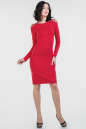 Повседневное платье футляр красного цвета 2660.47 No1|интернет-магазин vvlen.com