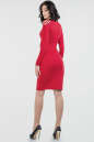 Повседневное платье футляр красного цвета 2660.47 No2|интернет-магазин vvlen.com