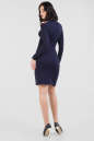 Повседневное платье футляр темно-синего цвета 2660.47 No2|интернет-магазин vvlen.com