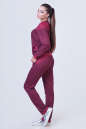 Спортивный костюм бордового цвета 2378.87 No1|интернет-магазин vvlen.com