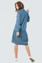 Повседневное платье рубашка голубого цвета 2616.9 No2|интернет-магазин vvlen.com