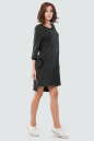 Спортивное платье  серого с черным цвета 2595.40 No1|интернет-магазин vvlen.com