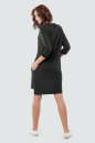 Спортивное платье  серого с черным цвета 2595.40 No2|интернет-магазин vvlen.com