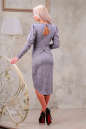 Повседневное платье футляр серого цвета 2429.80 No2|интернет-магазин vvlen.com
