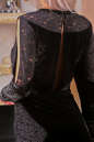 Коктейльное платье футляр черного цвета 2440.26 No6|интернет-магазин vvlen.com