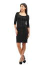 Офисное платье футляр черного цвета 2283.41 No1|интернет-магазин vvlen.com