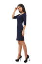 Офисное платье футляр синего цвета 2283.41 No2|интернет-магазин vvlen.com