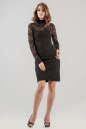 Коктейльное платье футляр черного цвета 674.12 No1|интернет-магазин vvlen.com