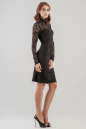 Коктейльное платье футляр черного цвета 674.12 No2|интернет-магазин vvlen.com
