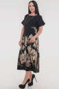 Летнее платье трапеция черного цвета 2834.32 No1|интернет-магазин vvlen.com