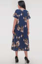 Летнее платье трапеция синего тона цвета 2834.100 No2|интернет-магазин vvlen.com