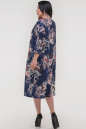 Платье оверсайз синего цвета 2808.100 No3|интернет-магазин vvlen.com
