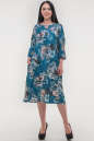 Платье оверсайз морской волны цвета 2808.100|интернет-магазин vvlen.com