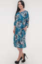 Платье оверсайз морской волны цвета 2808.100 No2|интернет-магазин vvlen.com