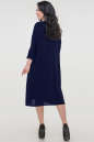 Платье оверсайз синего цвета 2808.102 No3|интернет-магазин vvlen.com