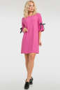 Повседневное платье трапеция розового цвета 2714.14|интернет-магазин vvlen.com