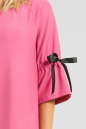 Повседневное платье трапеция розового цвета 2714.14 No1|интернет-магазин vvlen.com