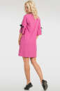 Повседневное платье трапеция розового цвета 2714.14 No4|интернет-магазин vvlen.com