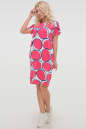 Летнее платье  мешок розового с белым цвета 2794-2.17|интернет-магазин vvlen.com