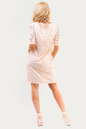 Летнее платье трапеция персикового цвета 2525-1.12 No3|интернет-магазин vvlen.com