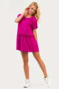 Летнее платье балахон малинового цвета 2567-1.17 No2|интернет-магазин vvlen.com