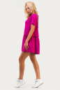 Летнее платье балахон малинового цвета 2567-1.17 No3|интернет-магазин vvlen.com