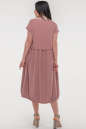 Летнее платье с пышной юбкой темно-розового цвета 2836.116 No2|интернет-магазин vvlen.com