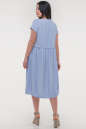 Летнее платье с пышной юбкой голубого цвета 2836.116 No2|интернет-магазин vvlen.com