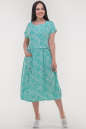 Летнее платье с пышной юбкой мятного цвета 2836.84|интернет-магазин vvlen.com