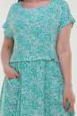 Летнее платье с пышной юбкой мятного цвета 2836.84 No1|интернет-магазин vvlen.com