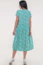 Летнее платье с пышной юбкой мятного цвета 2836.84 No3|интернет-магазин vvlen.com