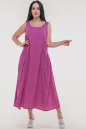 Летнее платье трапеция малинового цвета 2541.84|интернет-магазин vvlen.com