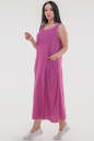 Летнее платье трапеция малинового цвета 2541.84 No1|интернет-магазин vvlen.com