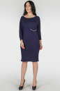 Платье туника темно-синего цвета 410 |интернет-магазин vvlen.com