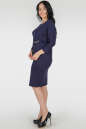 Платье туника темно-синего цвета 410  No1|интернет-магазин vvlen.com